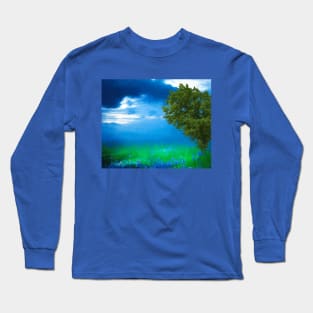 Blue Meadow Long Sleeve T-Shirt